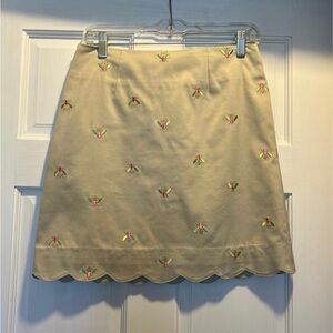 Lilly Pulitzer Bumble Bee Scalloped Skirt